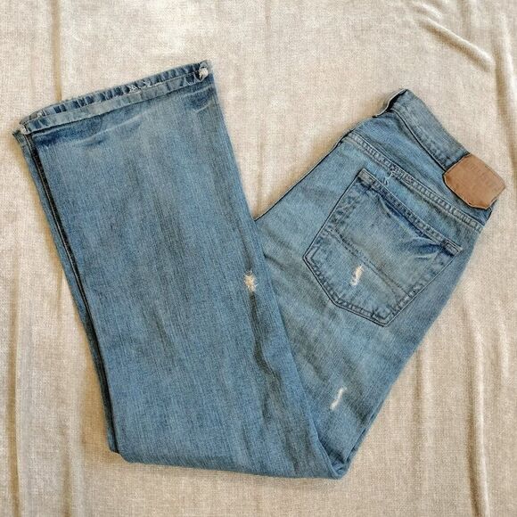 Hollister Women's Light Blue Boot Cut Jeans - Picture 4 of 11